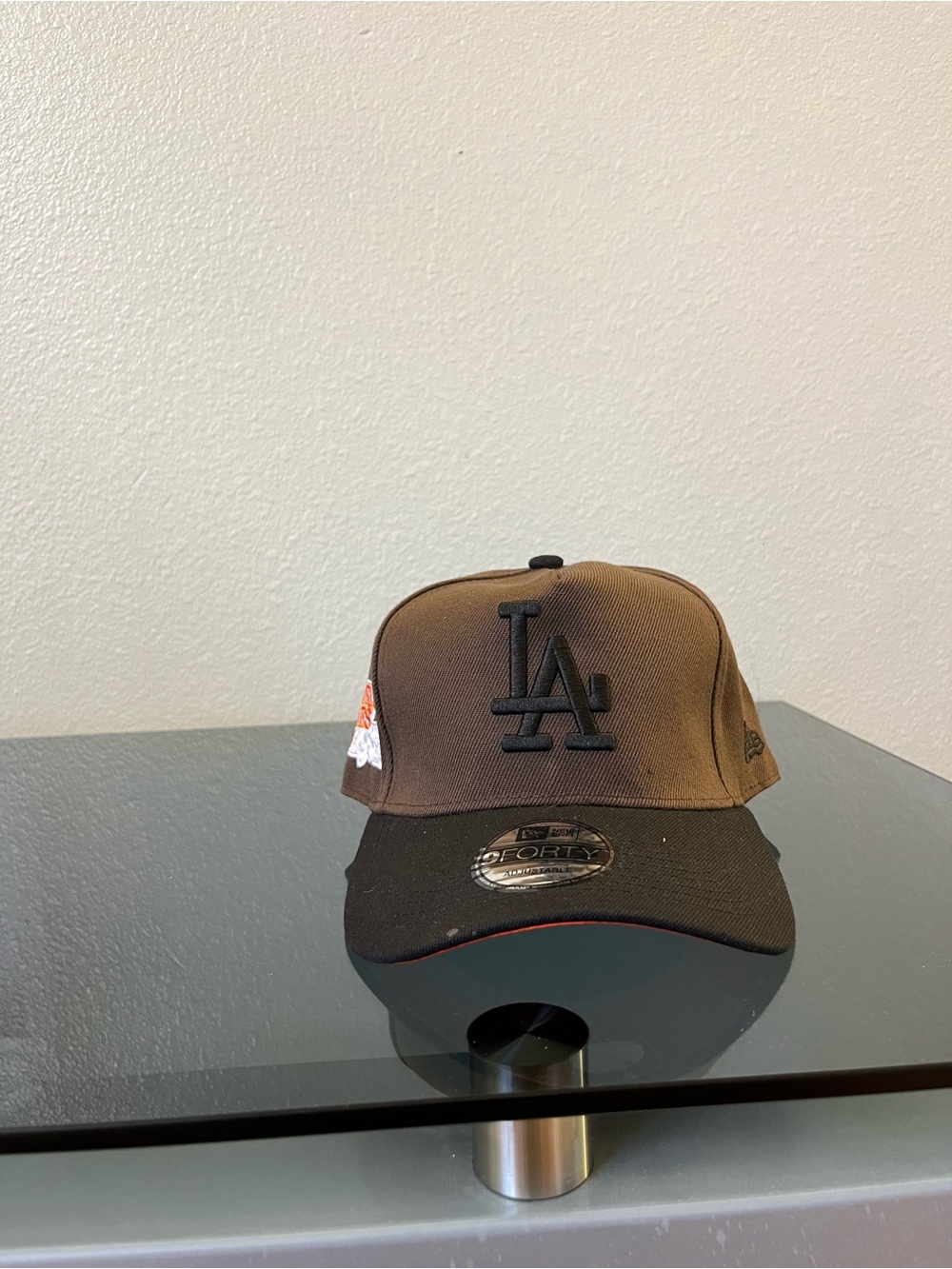 New Era Kids LA Two-Tone Brown and Black Fitted Cap